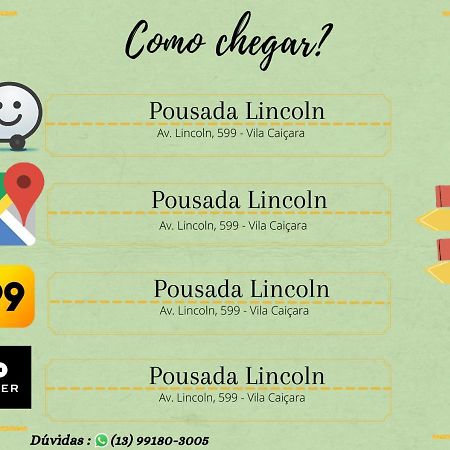 Pousada&Hostel Lincoln Praia Grande Esterno foto